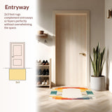 Vintage Mid Century Modern Rainbow in Beige and Ivory(Yellow)