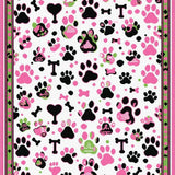 Ultra Soft Area Rug, Non Slip, Stain Resistant, Washable Area Rugs for Living Room, Bedroom, Vibrant Animal Print Decorative Piece(White)