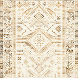 Ultra Soft Area Rug, Non Slip, Stain Resistant, Washable Area Rugs for Living Room, Bedroom, Artisan Crafted Boho Inspired Beige Design With Unique(Beige)