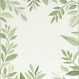 Elegant Earth Tones Leaf Design(Beige)