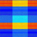 Cozy Retro Lattice Design(Blue)
