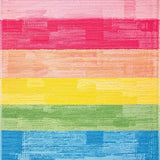 Charming Pastel Rainbow Motif(Pink)