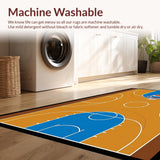 Ultra Soft Area Rug, Non Slip, Stain Resistant, Washable Area Rugs for Living Room, Bedroom, Rustic Earthy Tone Pattern(Brown)