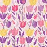 Delicate Purple Tulip Design(Pink)