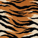 Ultra Soft Area Rug, Non Slip, Stain Resistant, Washable Area Rugs for Living Room, Bedroom, Non-Slip Tiger Skin Playroom Area Carpet(Brown)