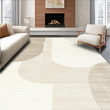 Stylish Distinctive Creamy Brushstrokes(Beige)