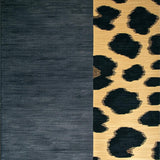 Ultra Soft Area Rug, Non Slip, Stain Resistant, Washable Area Rugs for Living Room, Bedroom, Sleek Contemporary Cheetah Aesthetic(Gray)