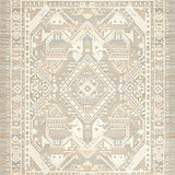Ultra Soft Area Rug, Non Slip, Stain Resistant, Washable Area Rugs for Living Room, Bedroom, Rustic Vintage Diamond Print(Beige)