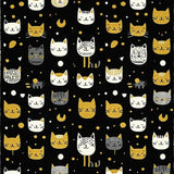 Ultra Soft Area Rug, Non Slip, Stain Resistant, Washable Area Rugs for Living Room, Bedroom, Rustic Black Animal Motif Decor(Black)