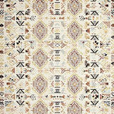 Ultra Soft Area Rug, Non Slip, Stain Resistant, Washable Area Rugs for Living Room, Bedroom, Artful Luxurious Floral Weave(Beige)