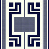 Ultra Soft Area Rug, Non Slip, Stain Resistant, Washable Area Rugs for Living Room, Bedroom, Rustic Neutral Trellis Composition(Blue)