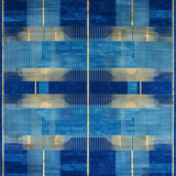 Contemporary Dynamic Patterned Elegance(Blue)