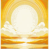 Stylish Retro Floral Imprint(Yellow)