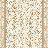 Ultra Soft Area Rug, Non Slip, Stain Resistant, Washable Area Rugs for Living Room, Bedroom, Chic Beige Geometric Featuring Eye Catching Cheetah Print Motifs(Beige)