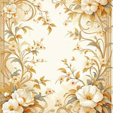 Ultra Soft Area Rug, Non Slip, Stain Resistant, Washable Area Rugs for Living Room, Bedroom, Stylish Indoor Floral Area in Beige Tones(Beige)