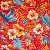 Ultra Soft Area Rug, Non Slip, Stain Resistant, Washable Area Rugs for Living Room, Bedroom, Eclectic Floral Palette Design(Red)
