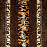Ultra Soft Area Rug, Non Slip, Stain Resistant, Washable Area Rugs for Living Room, Bedroom, Contemporary Earthy Textured Delight(Brown)