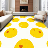 Ultra Soft Area Rug, Non Slip, Stain Resistant, Washable Area Rugs for Living Room, Bedroom, Soft Textured Earth Tone Delight(Yellow)