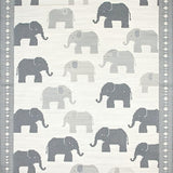 Ultra Soft Area Rug, Non Slip, Stain Resistant, Washable Area Rugs for Living Room, Bedroom, Elegant Soft-Hued Animal Motif(Gray)