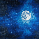 Ultra Soft Area Rug, Non Slip, Stain Resistant, Washable Area Rugs for Living Room, Bedroom, Celestial Blue Abstract Composition(Blue)