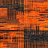 Ultra Soft Area Rug, Non Slip, Stain Resistant, Washable Area Rugs for Living Room, Bedroom, Irregular Geometric Lava Effect(Orange)