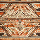 Ultra Soft Area Rug, Non Slip, Stain Resistant, Washable Area Rugs for Living Room, Bedroom, Trendy Soft Tones with Flair(Orange)
