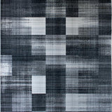 Chic Distressed Diamond Motif(Gray)