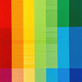 Enchanting Cornered Rainbow Print(Red)