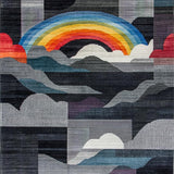 Chic Double Rainbow Contemporary Look(Gray)