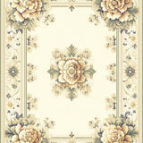 Ultra Soft Area Rug, Non Slip, Stain Resistant, Washable Area Rugs for Living Room, Bedroom, Abstract Modern Beige and Ivory(Beige)