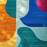 Ultra Soft Area Rug, Non Slip, Stain Resistant, Washable Area Rugs for Living Room, Bedroom, Modern Multi-Color Entryway Versatile Non-Shedding Rug(Blue)