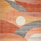 Stylish Minimalist Circular Design(Red)