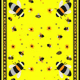 Ultra Soft Area Rug, Non Slip, Stain Resistant, Washable Area Rugs for Living Room, Bedroom, Playful Half Moon Floral Touch(Yellow)