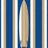 Vibrant Surfboard Shaped Design(Beige)