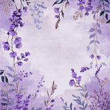 Ultra Soft Area Rug, Non Slip, Stain Resistant, Washable Area Rugs for Living Room, Bedroom, Eclectic Boho Leafy Patterns(Purple)