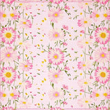 Ultra Soft Area Rug, Non Slip, Stain Resistant, Washable Area Rugs for Living Room, Bedroom, Whimsical Yellow Blossom Aesthetic(Pink)