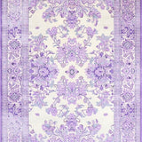 Ultra Soft Area Rug, Non Slip, Stain Resistant, Washable Area Rugs for Living Room, Bedroom, Luxurious Fluffy Modern Geometric(Purple)