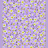 Ultra Soft Area Rug, Non Slip, Stain Resistant, Washable Area Rugs for Living Room, Bedroom, Sunny Whimsical Flower Burst(Purple)