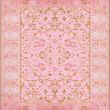 Ultra Soft Area Rug, Non Slip, Stain Resistant, Washable Area Rugs for Living Room, Bedroom, Sophisticated Diamond Trellis Aesthetic(Pink)