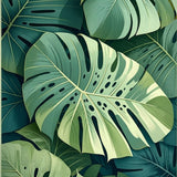 Vibrant Nature Inspired Composition(Green)