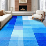 Ultra Soft Area Rug, Non Slip, Stain Resistant, Washable Area Rugs for Living Room, Bedroom, Serene Oceanic Color Palette(Blue)
