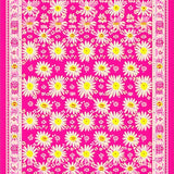 Pink Daisy Print Delight(Pink)