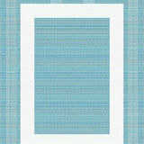 Artisanal Blue Wave Motif(Blue)