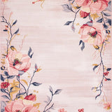 Elegant Round Botanical Design(Pink)