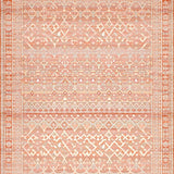 Ultra Soft Area Rug, Non Slip, Stain Resistant, Washable Area Rugs for Living Room, Bedroom, Elegant Desert Inspired Arrangement(Orange)