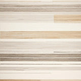Artistic Area with Unique Textured Stripes in Earthy Beige Shades(Beige)