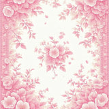 Ultra Soft Area Rug, Non Slip, Stain Resistant, Washable Area Rugs for Living Room, Bedroom, Botanical Bliss Area Floral Motif(Pink)