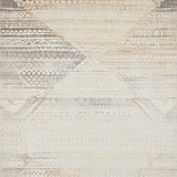 Ultra Soft Area Rug, Non Slip, Stain Resistant, Washable Area Rugs for Living Room, Bedroom, Neutral Tone Vintage Inspired Area With Distressed Geometric(Beige)