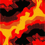 Ultra Soft Area Rug, Non Slip, Stain Resistant, Washable Area Rugs for Living Room, Bedroom, Contemporary Eruption Style Element(Red)