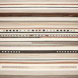 Ultra Soft Area Rug, Non Slip, Stain Resistant, Washable Area Rugs for Living Room, Bedroom, Boho Chic with Beige Tribal Stripes and Rustic Brown Highlights(Beige)
